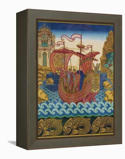 The Ship-Ivan Yakovlevich Bilibin-Framed Premier Image Canvas