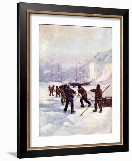 The Ships Were Called the Terror and the Erebus, 1847-AS Forrest-Framed Giclee Print