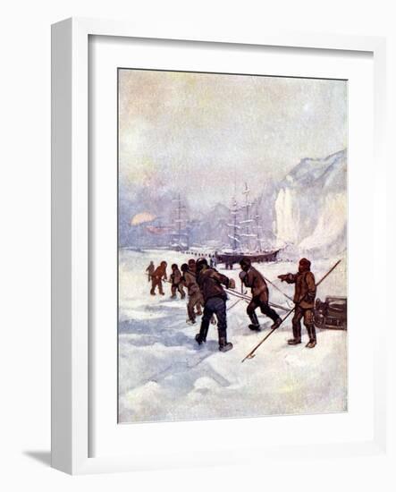 The Ships Were Called the Terror and the Erebus, 1847-AS Forrest-Framed Giclee Print
