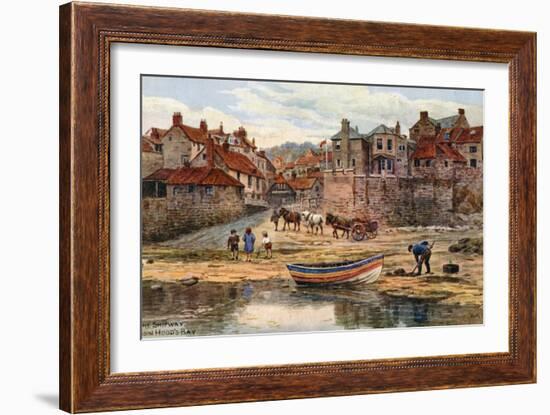 The Shipway, Robin Hood's Bay-Alfred Robert Quinton-Framed Giclee Print