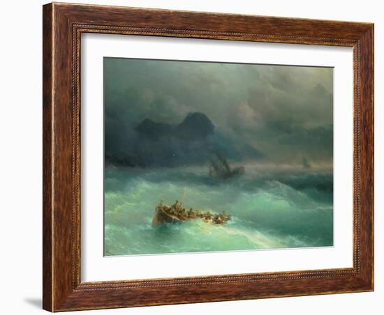 The Shipwreck, 1873-Ivan Konstantinovich Aivazovsky-Framed Giclee Print