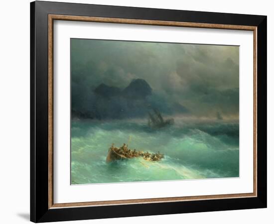 The Shipwreck, 1873-Ivan Konstantinovich Aivazovsky-Framed Giclee Print