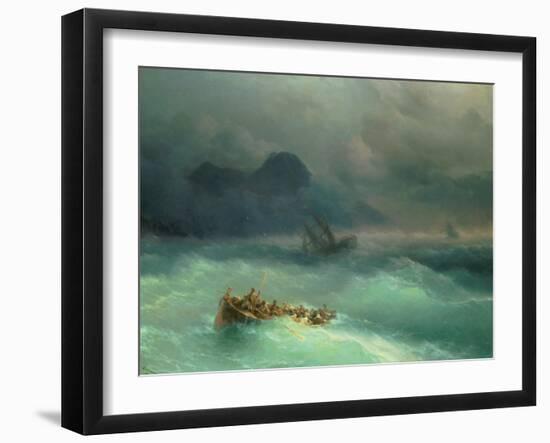 The Shipwreck, 1873-Ivan Konstantinovich Aivazovsky-Framed Giclee Print