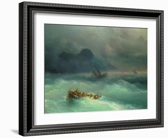 The Shipwreck, 1873-Ivan Konstantinovich Aivazovsky-Framed Giclee Print