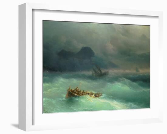 The Shipwreck, 1873-Carl Frederic Aagaard-Framed Giclee Print