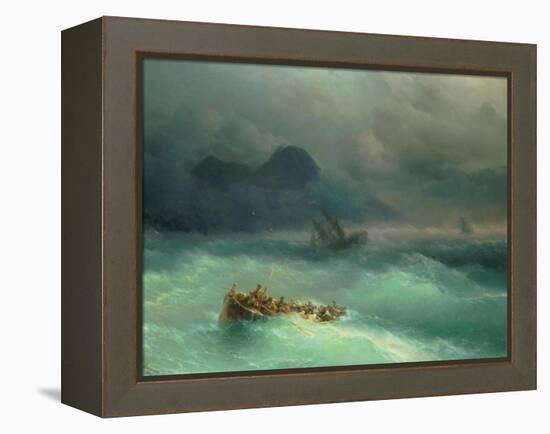 The Shipwreck, 1873-Carl Frederic Aagaard-Framed Premier Image Canvas