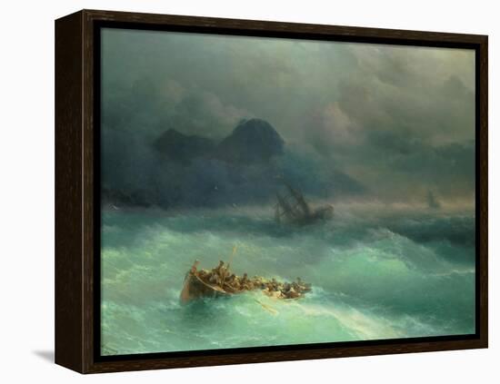 The Shipwreck, 1873-Carl Frederic Aagaard-Framed Premier Image Canvas