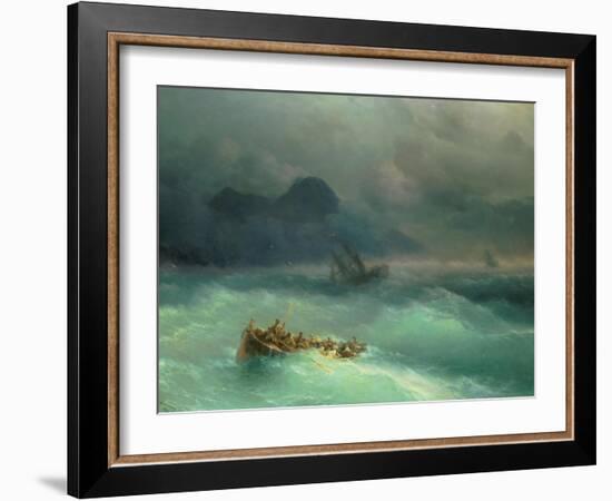 The Shipwreck, 1873-Carl Frederic Aagaard-Framed Giclee Print