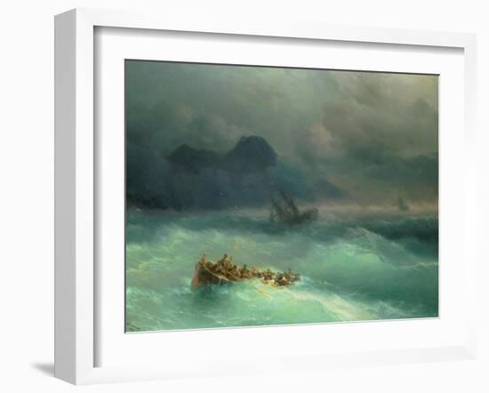 The Shipwreck, 1873-Carl Frederic Aagaard-Framed Giclee Print