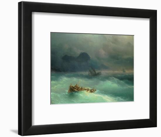 The Shipwreck, 1873-Carl Frederic Aagaard-Framed Premium Giclee Print