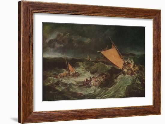 The Shipwreck, c1805-J. M. W. Turner-Framed Giclee Print