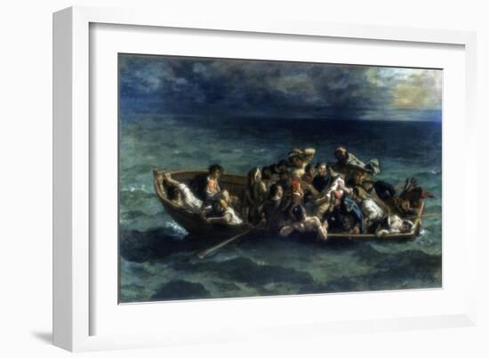 The Shipwreck of Don Juan, 1840-Eugene Delacroix-Framed Giclee Print