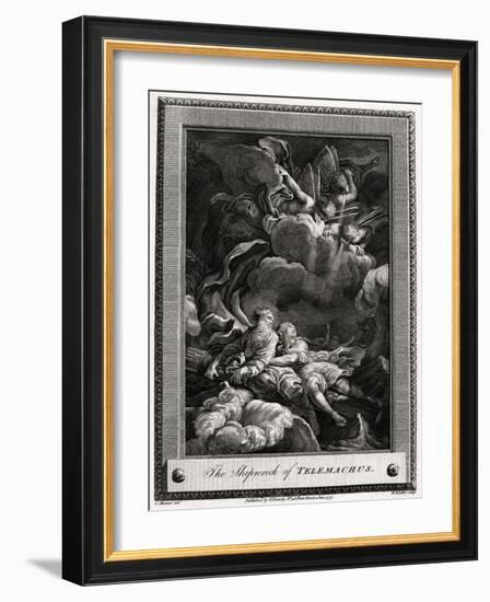 The Shipwreck of Telemachus, 1777-W Walker-Framed Giclee Print