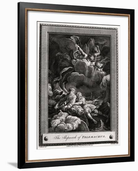 The Shipwreck of Telemachus, 1777-W Walker-Framed Giclee Print