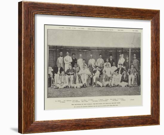 The Shipwreck of the Bokhara, the Hong-Kong and Shanghai Cricket Teams-null-Framed Giclee Print