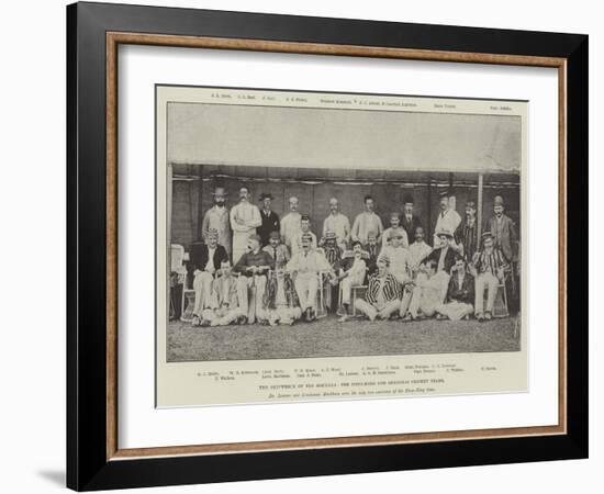 The Shipwreck of the Bokhara, the Hong-Kong and Shanghai Cricket Teams-null-Framed Giclee Print