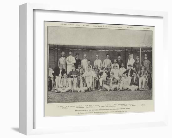 The Shipwreck of the Bokhara, the Hong-Kong and Shanghai Cricket Teams-null-Framed Giclee Print