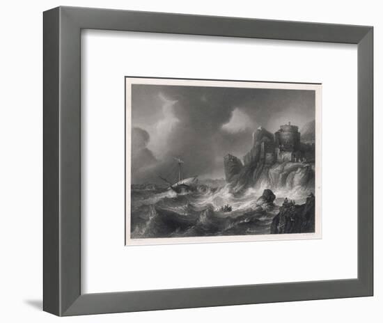 The Shipwreck-null-Framed Art Print