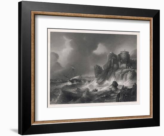 The Shipwreck-null-Framed Art Print