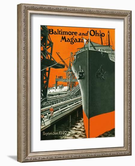 The Shipyard 1920-Nicoll-Framed Giclee Print