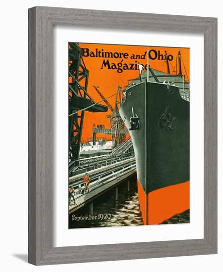 The Shipyard 1920-Nicoll-Framed Giclee Print