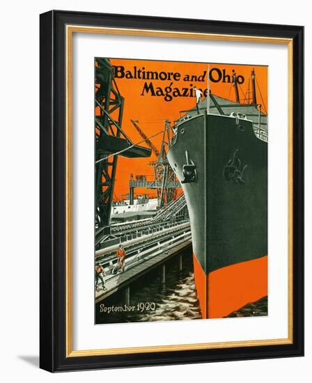 The Shipyard 1920-Nicoll-Framed Giclee Print