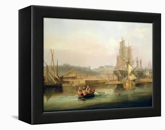 The Shipyard at Hessle Cliff, 1820-John Wilson Carmichael-Framed Premier Image Canvas