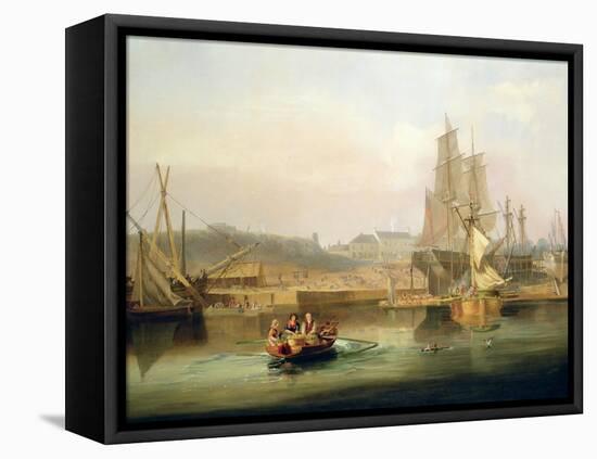 The Shipyard at Hessle Cliff, 1820-John Wilson Carmichael-Framed Premier Image Canvas