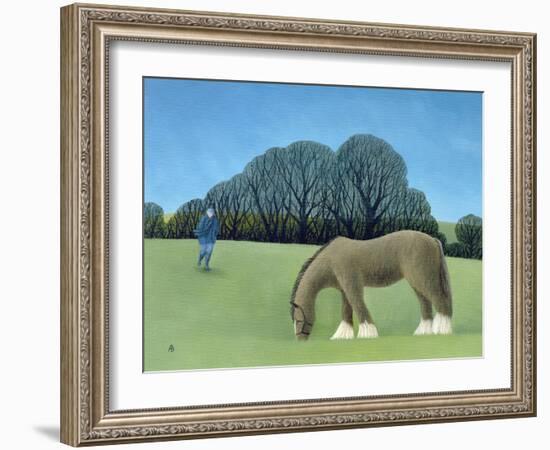 The Shire Horse, 2006-Ann Brain-Framed Giclee Print