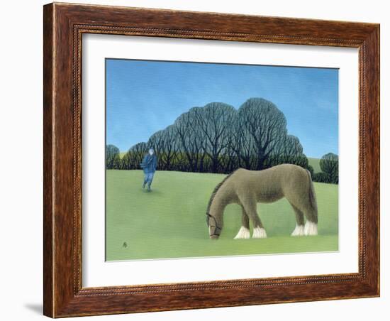 The Shire Horse, 2006-Ann Brain-Framed Giclee Print