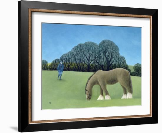 The Shire Horse, 2006-Ann Brain-Framed Giclee Print