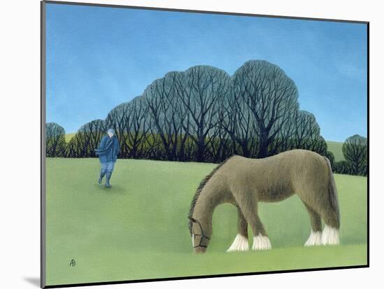 The Shire Horse, 2006-Ann Brain-Mounted Giclee Print