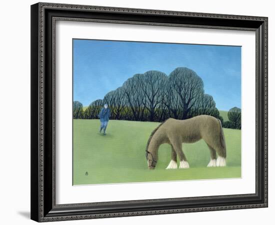 The Shire Horse, 2006-Ann Brain-Framed Giclee Print