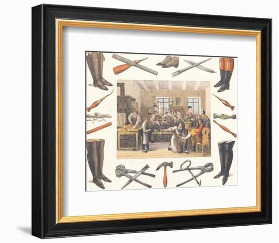 The Shoemaker, c.1830-null-Framed Art Print