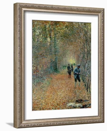 The Shoot, 1876-Claude Monet-Framed Giclee Print