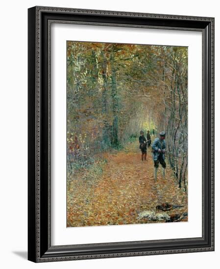 The Shoot, 1876-Claude Monet-Framed Giclee Print