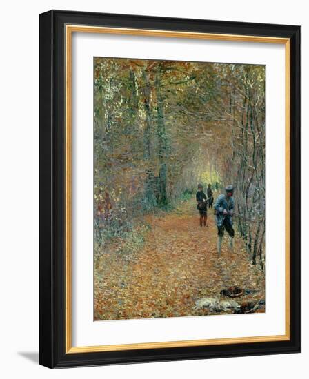 The Shoot, 1876-Claude Monet-Framed Giclee Print