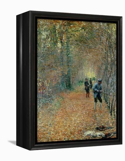 The Shoot, 1876-Claude Monet-Framed Premier Image Canvas