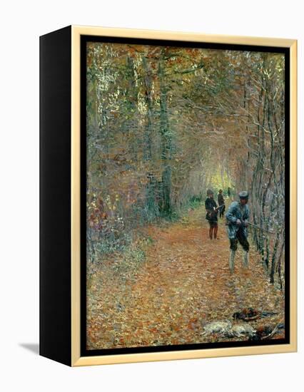 The Shoot, 1876-Claude Monet-Framed Premier Image Canvas
