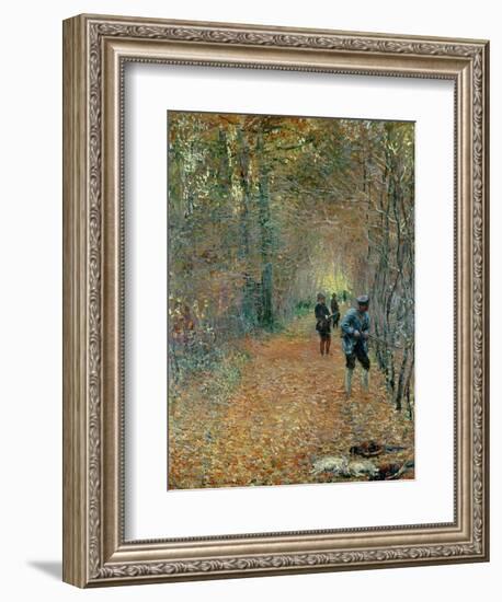 The Shoot, 1876-Claude Monet-Framed Giclee Print