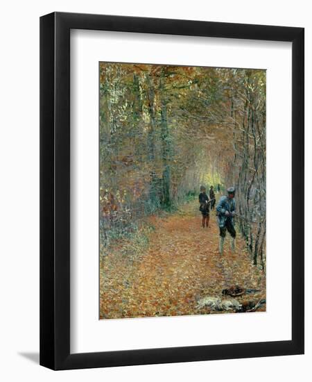 The Shoot, 1876-Claude Monet-Framed Giclee Print