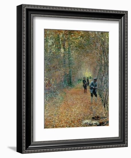 The Shoot, 1876-Claude Monet-Framed Giclee Print