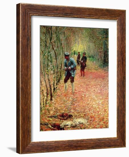 The Shoot, 1876-Claude Monet-Framed Giclee Print