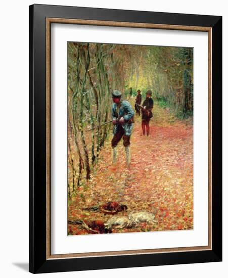 The Shoot, 1876-Claude Monet-Framed Giclee Print