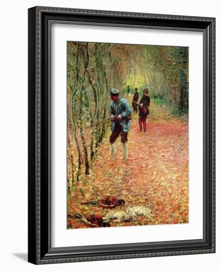 The Shoot, 1876-Claude Monet-Framed Giclee Print