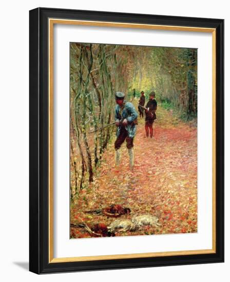 The Shoot, 1876-Claude Monet-Framed Giclee Print