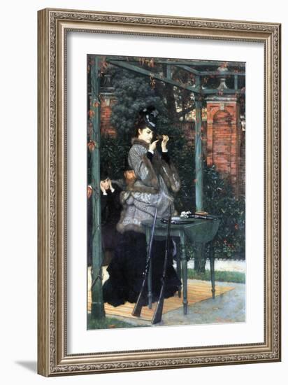 The Shooting Range-James Tissot-Framed Art Print