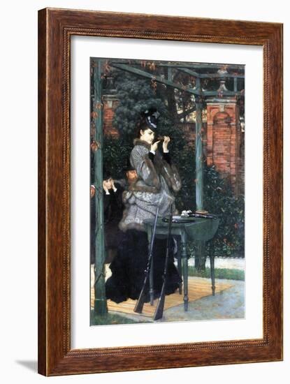 The Shooting Range-James Tissot-Framed Art Print