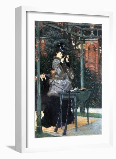 The Shooting Range-James Tissot-Framed Art Print