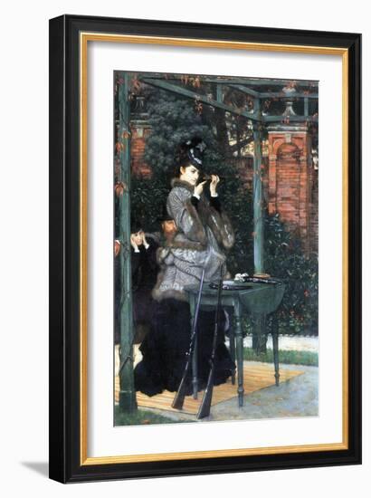 The Shooting Range-James Tissot-Framed Art Print